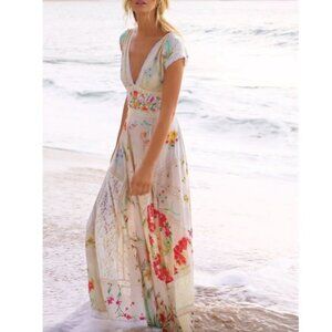 Free People Hibiscus Heaven Maxi Dress